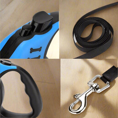 Laisse pour Chat - CatRetractablLeash™ - Bleu