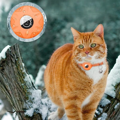 Collier Airtag Chat - CatAirTagCollar™ - Orange